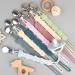 Buy Kowlone Silicone Frog Pacifier Clips for Girls - 2-Pack Gray | Perfect Baby Shower Gift - Buy Online on SooperMarket.com