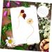 FRCOLOR Dried Flower Blotting Paper Set - Embossed Perforated Specimen Boards for Herbarium, White Flowers Paper - 4pcs 20x15cm - Buy Online on SooperMarket.com