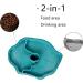 QIODAZOO Bowls for Reptiles Amphibians Tortoise Accessories 2 IN 1 Reptile Feeding Dish Automatic Dispenser Tortoise Water Dish Lake Blue - Buy Online on SooperMarket.com