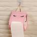 Toilet Paper | Hangable Cotton Cute Eyelash Shape Toilet Paper Organizer for Bathroom | Toilet Paper Dispenser Box for Camping Bathroom RV Car Travel No Glue or Drill Needed Dalynn Pink - Buy Online on SooperMarket.com