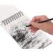 Bachmore 5.5X8.5 Inch Sketchpad - 100 Sheets Spiral Bound Sketch Book for Artists | Marker Art, Colored Pencil, Charcoal | Ideal for Pro & Amateurs (1 Pack) - Buy Online on SooperMarket.com