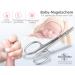 Rustproof Baby Nail Scissors with Rounded Ends (9 cm) - Safe & Stylish Case Included | International Shipping - Buy Online on SooperMarket.com