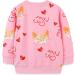 Girls Cotton Sweatshirt for Kids - Long Sleeve Pullover Jumper T-Shirt for Toddlers (5-6 Years) - Cat Design - Ages 1-12 Years - Buy Online on SooperMarket.com