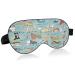 WELLDAY Sleep Mask Cute Dogs Night Eye Shade Cover Soft Comfort Blindfold Blockout Light Adjustable Strap for Men Women