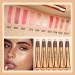 Ofanyia Liquid Highlighters & Blush Contour Set - 3-Piece Fair to Medium with High Opacity Creamy Formula & Pillow Applicator - Buy Online on SooperMarket.com