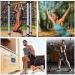 VEICK Resistance Bands Set of 4 - Heavy Stretch Exercise Bands for Men & Women | Pull Up Assistance & Home Gym Fitness Equipment - Buy Online on SooperMarket.com