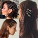 20 PCS Rhinestone Bobby Pins - Silver Crystal Hair Clips for Women and Dancers - Buy Online on SooperMarket.com