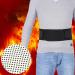 Self-Heating Black Belt | Tourmaline Magnetic Therapy Lumbar Support for Pain Relief - Buy Online on SooperMarket.com