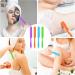 Bubuyun 8-Piece Non-Stick Wax Silicone Spatula Set | Reusable Hair Removal Applicators with Hooks | Ideal for Mixing & Scraping - Buy Online on SooperMarket.com