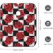 Red Roses Black White Plaid Barber Cape - Professional Hair Cutting Apron for Kids - Buy Online on SooperMarket.com