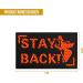 Oneigris Hi-Vis Reflective Dog Patches - Orange/Black Laser-Cut Design for Enhanced Visibility | International Shipping Available - Buy Online on SooperMarket.com