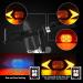 Rechargeable Bike Lights Set - Super Bright Front Headlight and Tail Light with Turn Signals for Night Riding - Buy Online on SooperMarket.com