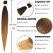 Xusuperb 36 Pre-Stretched Ombre Braiding Hair Extensions - 6 Packs Soft Knotless Yaki-Textured (T1B/30/27#) for Easy Braids - International Shipping Available - Buy Online on SooperMarket.com