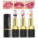 paminify Jelly Clear Crystal Flower Magic Lipstick Color Changing Lipstick with Flower inside PH Temperature Color Change Tinted Lip Balm Nourishing Moisturizing Lip Stick labial magicos 3Pcs 3pcs jelly flower lipstick