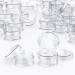 Pamiyo 60 pcs 5ml Clear Empty Cream Can - Transparent Crucible with Screw Cap for Lotion Mini Candles & Cosmetics - Buy Online on SooperMarket.com