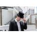 GEMVIE Men's 100% Wool Top Hat Satin Lined - Black Dress Hat 7 5/8 - Buy Online on SooperMarket.com