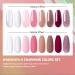 Wakaniya Poly Gel Nail Kit - 8 Colors for Fast Nail Extensions & Design | Starter-Friendly | Clear White Nude Pink 120ml - Buy Online on SooperMarket.com