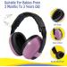 GUKOY Baby Ear Protection Headphones | Noise Cancelling Ear Defenders for Ages 0-3 Years | Infant Hearing Protection Earmuffs in Pink - Buy Online on SooperMarket.com