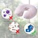 100 Pack Disposable Massage Headrest Covers 14.2 x 13 Inch - White, Non-Sticking & Non-Woven U-Shaped Cradle Cover for Massage Tables - Buy Online on SooperMarket.com