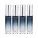 FRCOLOR 4pcs 10ml Refillable Perfume Bottle Empty Fine Mist Spray Bottles Portable Glass Bottle with Metallic Aluminum caps and Pipette for Essential Oils Perfume 8.6X2X2CM Silver