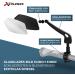 Xcel Rim Bicycle Mirror - Extra Large Impact-Resistant Glass for Handlebar | Perfect for E-Bikes | Foldable Left Return Mirror - Buy Online on SooperMarket.com