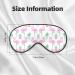Tropical Flamingo Sleep Mask | Adjustable & Breathable Eye Mask for Ultimate Comfort - Buy Online on SooperMarket.com