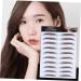 Beavorty 8 Pcs Eyebrow Stickers 6d Hair- Eyebrows Stickers Black Makeup Eyebrow Stencils Tool 3 Proof - Buy Online on SooperMarket.com