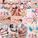 48 Sheet Water Transfer Nail Sticker Decals with Rhinestones, Metal Studs, Nail Files, Dotting Pen - Nail Art Tools Kit for DIY Manicure and Fingernail Designs - Buy Online on SooperMarket.com