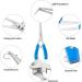 BASUNE Fishing Pliers + Hook Remover & Line Cutter Set with Nylon Sheath - Curved Nose, Fishing Tackle Tool for Easy Hook Removal - Blue - Buy Online on SooperMarket.com