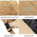 Peicees Vintage Aviator Hat and Goggles Set - Khaki Hat with Fur Ear Flaps for Men and Women - Buy Online on SooperMarket.com