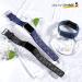 Epova 3-Piece Adjustable Waterproof Bracelet for Fitbit Charge 5 & 6 - Soft Breathable Bands for Men & Women in Black Dark Blue Blue Gray - Buy Online on SooperMarket.com
