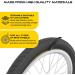 Ultraverse 24x1.75/1.95/2.10/2.125 Bike Inner Tubes with Schrader Valve - Set of 2 | Rubber Tubes for Kids, Mountain Bikes, Cruisers, Women's City Bikes - Buy Online on SooperMarket.com