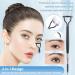 7Pcs Fan-Shaped Eyelash Brush Set | Eyebrow Comb & Mascara Applicator | Double-Head Brow Brushes for Flawless Eye Makeup - Buy Online on SooperMarket.com