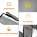 Zeyou Children Seat Belt Pads Set | 2 pcs Removable Car Seat Belt Shoulder Pads & Pillows | Gray Safety Cushions for Kids in Car & Stroller - Buy Online on SooperMarket.com