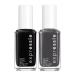 essie quick-dry nail polish  Expressie After Midnight Kit  black and charcoal gray  8-free vegan  1 kit