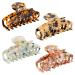 4 Pack Nonslip Large Fashion Hair Claw Clips - Strong Hold Accessories for Women & Girls - 3.7 inch Banana Hair Claws - Buy Online on SooperMarket.com