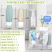 13-Pack Silicone Travel Bottles Set | TSA-Approved Leak-Proof Toiletries for Shampoo, Conditioner, Lotion, Body Wash | Travel Size Bottles for Toiletries - Buy Online on SooperMarket.com