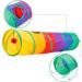 PAOPO 2-Way Collapsible Cat Tunnel Toy with Peek Hole and Ball - Interactive Cat Tube for Indoor Cats, Kittens, and Puppies - Perfect for Play and Chase - Buy Online on SooperMarket.com
