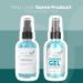 Eva Naturals Ultra Moisturizing Hydrating Gel - 2 oz. XL Bottle with Hyaluronic Acid, Aloe Vera, and Plant Stem Cells for All Skin Types - Buy Online on SooperMarket.com