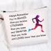Running Lover Gifts | Inspirational Runner Bag & Cosmetics Organizer for Women | Perfect Cross Country Running Gift - Buy Online on SooperMarket.com