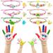 Organic Bubble Kids Bath Bombs with Surprises - Set of 6 | Safe & Natural Gifts for Girls 4-9 Years Old | Includes Bracelets and Rings Toys | Easter Basket Stuffers - Buy Online on SooperMarket.com