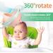 360 Degrees Gyro Bowl: Unspillable Anti-Spill Magic Bowl for Babies and Toddlers - Light Green - Buy Online on SooperMarket.com
