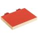 Patikil bird perch stand platform wood stand playground paw grinding clean for small bird parrot love bird sittich budgish cage accessories red
