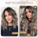 Invisible Wire 12 Wavy Synthetic Hair Extension - Dark Ash Brown - Buy Online on SooperMarket.com