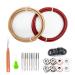 Jones/Singer Sewing Machine Belt Parts 2 Pcs  Tough Real Cow Leather Conveyor Belt  Universal All Pedal Sewing Machines  with Hook  72 inch Super Long Size  13/64 inch Diameter (Cow Leather) 13/64 Diameter