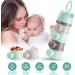Vicloon Baby Milk Powder Dispenser - Portable 4-Layer Twist-Lock Container for Kids - Stackable Snack Storage - Green/Grey - Buy Online on SooperMarket.com