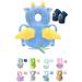 JEJA Baby Head Protection Adjustable Protective Baby Pillow Safety Guard Pillow for Children 4 24 Months Dragon with Knee Pads for Crawling Baby