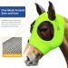 Buy Harrison Howard Super Comfort Stretchy Fly Mask - UV Protection Large Eye Space Breathable Fluro-Lime (XL) | International Shipping - Buy Online on SooperMarket.com