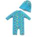 BONVERANO Baby Boys Swimsuit UPF 50+ Sun Protection Lake Blue 9-12 Months - Buy Online on SooperMarket.com