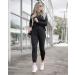 PRETTYGARDEN Women's 2023 Fall Two Piece Outfit - Long Sleeve Crewneck Pullover Top and Pants Set - Sweatsuit Tracksuit - Black (Large) - Buy Online on SooperMarket.com
